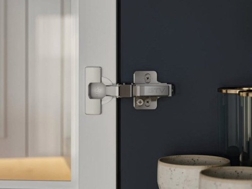 2 x Salice Potscharnier Serie 700 Titaniu anctraciet et deping in de