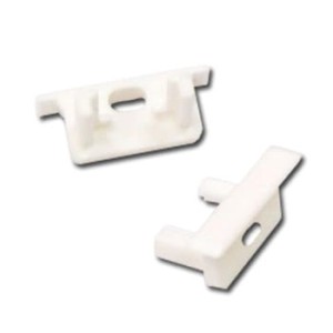 Profil LED Typ B zaślepka biała z otworem