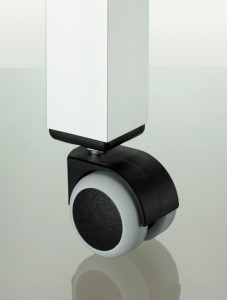 ZOB - Kółko fi 50 z ham.do rury 45x45