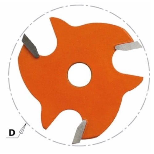 CMT-Ostrze piłkowe HM  I=2  D=47,6 F=8
