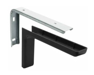 Kątownik z osłoną 18cm -czarny (2szt)