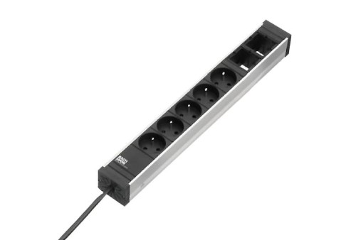 BACHMANN UNIVERSAL listwa zasilająca 5 gniazd 230V + 2 wolne