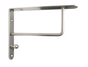 GTV-Kątownik bud. z podporą i wieszakiem Inox