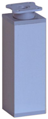 Nóżka Alu H-15cm  kwadrat 60x60 reg.Alu