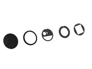 BACHMANN PIX zestaw osłonka czarna + otoki