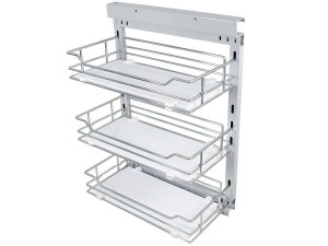 CARGO MINI ( STX ) białe dno/chrom PRAWE "30" III prowadnice BLUM