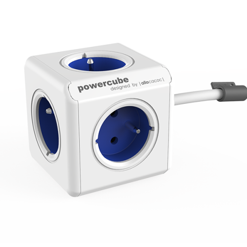 PowerCube przedłużacz gn. niebieskie 1,5m