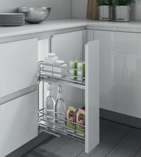 INOXA ELLITE cargo mini 15 chrom 2-kosze dno białe