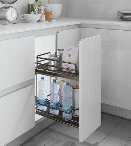 INOXA ELLITE cargo mini 60 tytan 2-kosze dno tytan