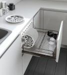 INOXA ELLITE Ociekarka wysuwna do naczyń 60 tytan dno tytan