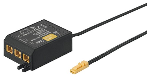 HAFELE-LOOX-12V Rozdzielacz 3-gniazd. z miejscem na wyłącznik