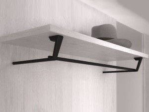 NOMET- Wspornik TAVOLO Czarny P61 (Z-6841A-590)