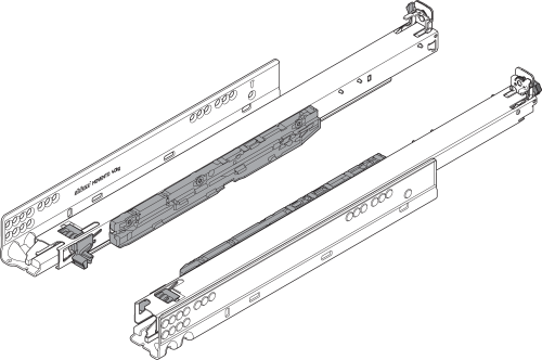 BLUM-prowadnica UNI MOVENTO 760H2500S 40kg