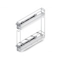 CARGO MINI ( STX ) białe dno/chrom PRAWE "20" II prowadnice BLUM