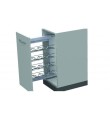 CARGO MINI ( STX ) na butelki chrom LEWE "40" prowadnice BLUM