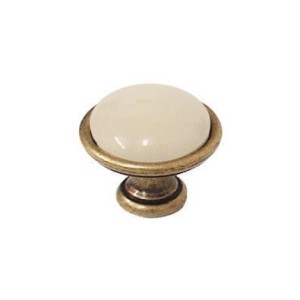 ARTE gałka 24316p0403A.09 porcelana kremowa ciemna