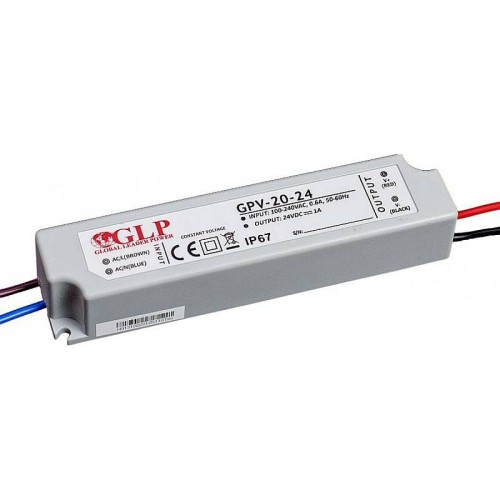 Zasilacz LED-GLP GPV 24V/ 20W IP67