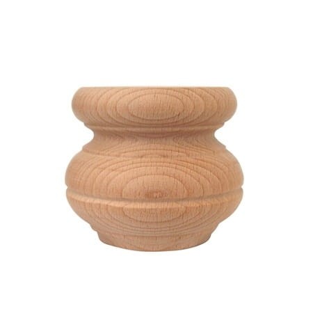 ARTE-Noga drewniana toczona 84x100mm  WY01002