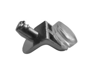 Podpórka 5M+silik. do półki szkl.  kątowa/ Inc