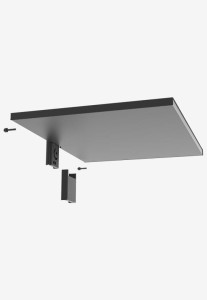 PEKA (15.6553.05) PECASA półka metal 85x40 czarna