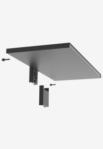 PEKA (15.6552.05) PECASA półka metal 85x25 czarna