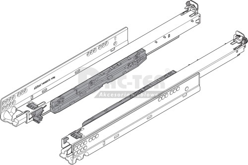 BLUM-prowad. UNI MOVENTO ( TOB ) 766H6000S 60kg