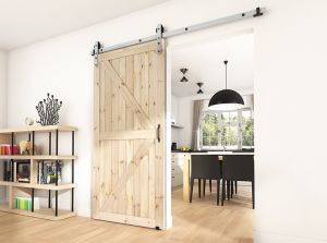 ROC-THOR kpl. okuć 1-drzwi przes. Szary koła pełne