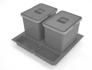 Kosz CASA wstawiany do szuflady "60" (FGV) 2x15L