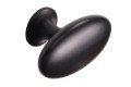 FURNIPART Gałka OVAL SIMPLE 60 czarny