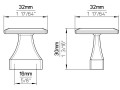 Uchwyt SIRO 2439 rysunek