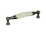Uchwyt SIRO L-96 (1699-107PC5ZN29) stare srebro / porcelana