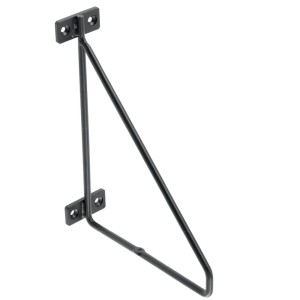 GTV-Podpórka do półki BAR 21x17 czarny mat