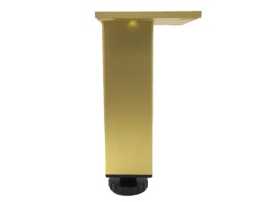 Nóżka  AN006 H-150 z regulacją 45x45 Złoty mat
