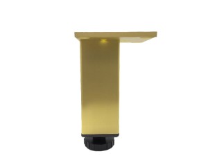 Nóżka  AN006 H-100 z regulacją 45x45 Złoty mat