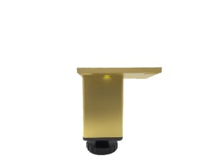 Nóżka  AN006 H-60 z regulacją 45x45 Złoty mat