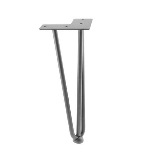 Noga   Hairpin ARTO 3-pręty 12x304mm czarna