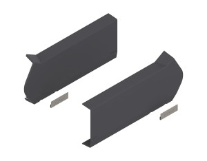 BLUM-SERV-AVENTOS HF- 20F8020 -L+P zestaw zaślepek  ANTRACYT
