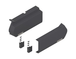 BLUM-SERV-AVENTOS HF- 21F8020 -L+P zestaw zaślepek ANTRACYT