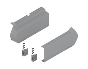 BLUM-SERV-AVENTOS HF- 21F8020 -L+P zestaw zaślepek SZARE