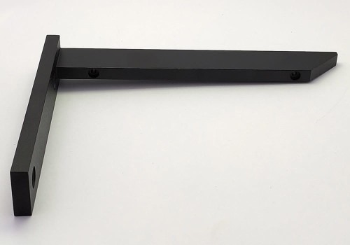 Wspornik półki 2-el. "Płaskownik" 180mm Czarny