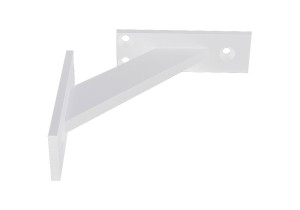 Wspornik półki 3-el. "Płaskownik" 120mm Biała