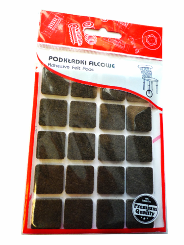 GS-BL Filc samoprzylepny 20 x 20 (20szt) BRĄZ