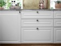 FURNIPART Gałka MANOR T antyczny mosiądz fi 54
