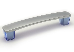 Uchwyt (UK 217.236) Alu + niebieski  L-128