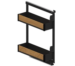 PURO Cargo mini boczne 200 prawe L-480 metal/drewno