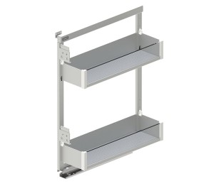 PURO Cargo mini boczne 150 lewe L-480 metal/szkło