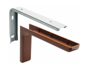 Kątownik z osłoną 18cm -beż.(2szt)