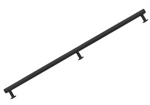 VIEFE Uchwyt RILLE 992mm Czarny szczotkowany