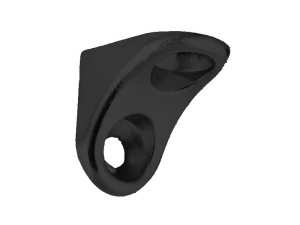 GS-BL Podpórka Czarna 2 otwory (10szt)