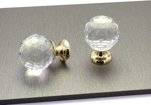 DM-gałka Crystal Palace 30mm Złota stopka